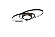 Plafoniera moderna LED integrato Galaxy antracite RL