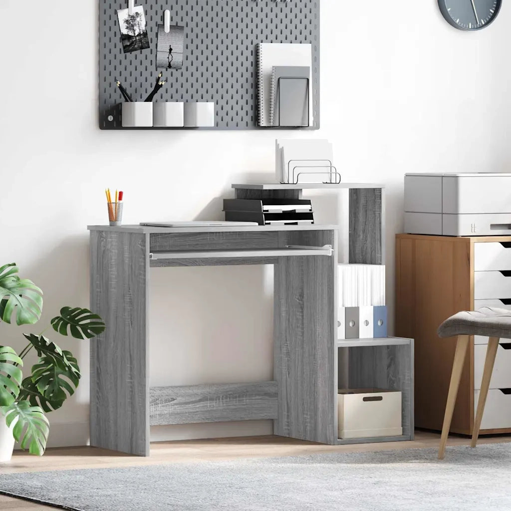 Scrivania Grigio Sonoma 106 x 41 x 88.5 cm Legno multistrato 869471