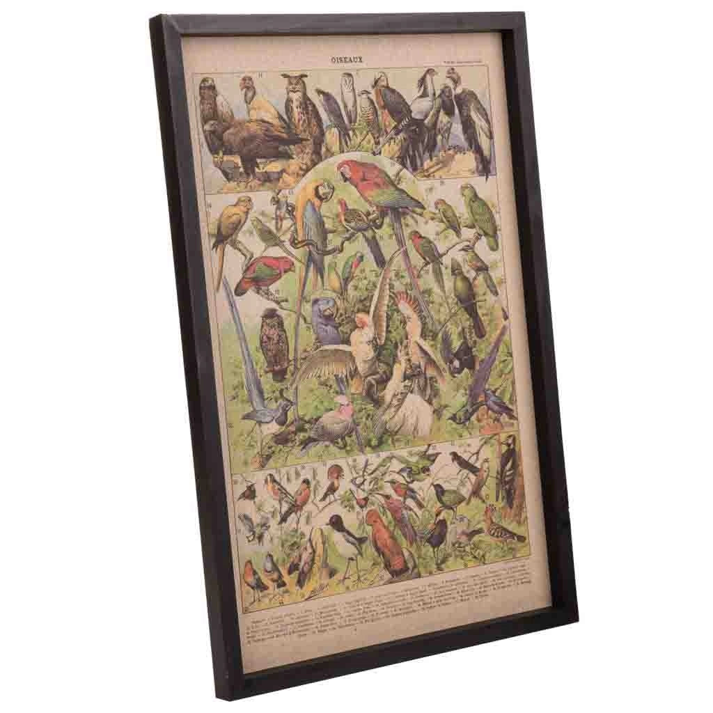 Quadro legno e stoffa 40x60x2,5h