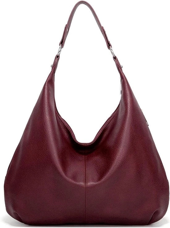 Borsa slouchy per donne - Pelle PU morbida