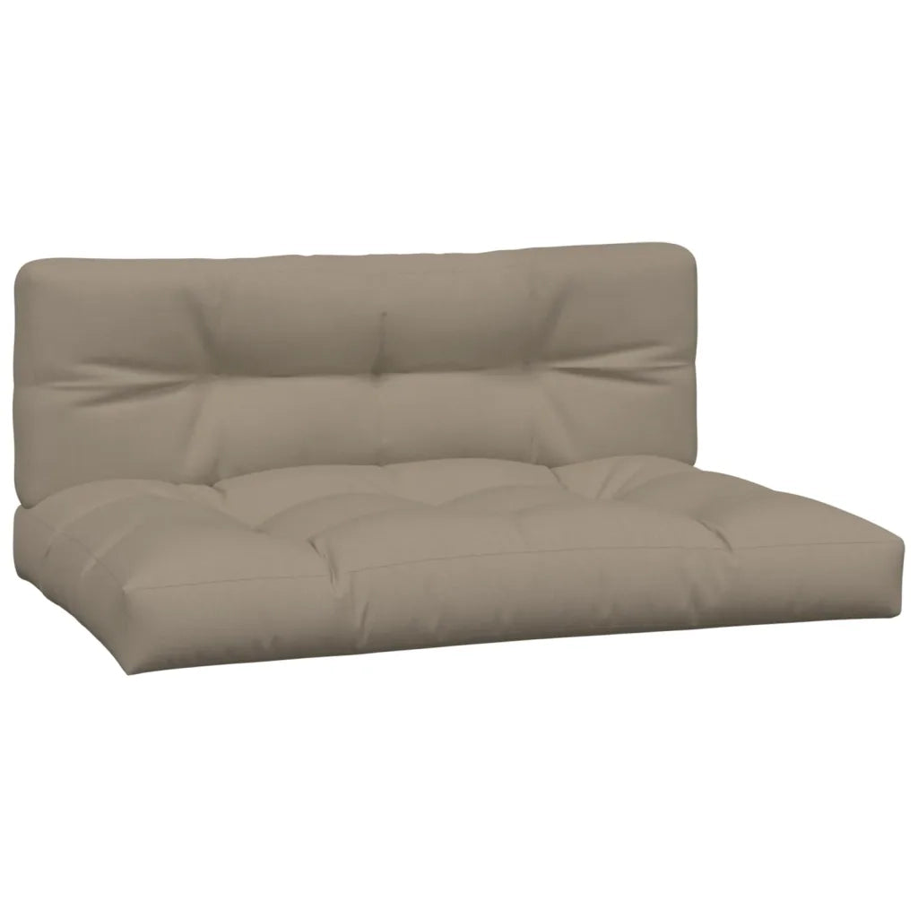 Cuscini per Pallet 2 pz Tortora in Tessuto 360741