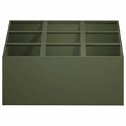 Vaso da giardino Verde Oliva 100 x 100 x 20 cm 8005739