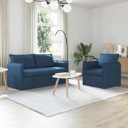 Set di divani 2 pcs Blu 156 x 82 x 85 cm Tessuto 3407573