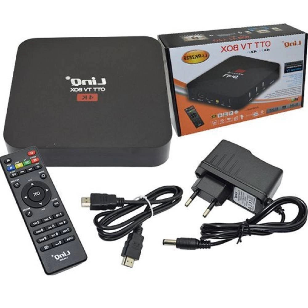 Trade Shop - Smart Ott Tv Box 4k Android Quad Core Wifi 8gb Ram 2gb Mini Pc Li-rk2829 Multimediale -