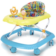 Girello Bambini Wizy Happy per Primi Passi con Chiusura Salvaspazio e Console Gioco -Blu