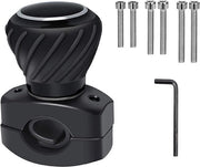Spinotto di sterzo universale per auto camion trattore forklift ecc. nero (1)