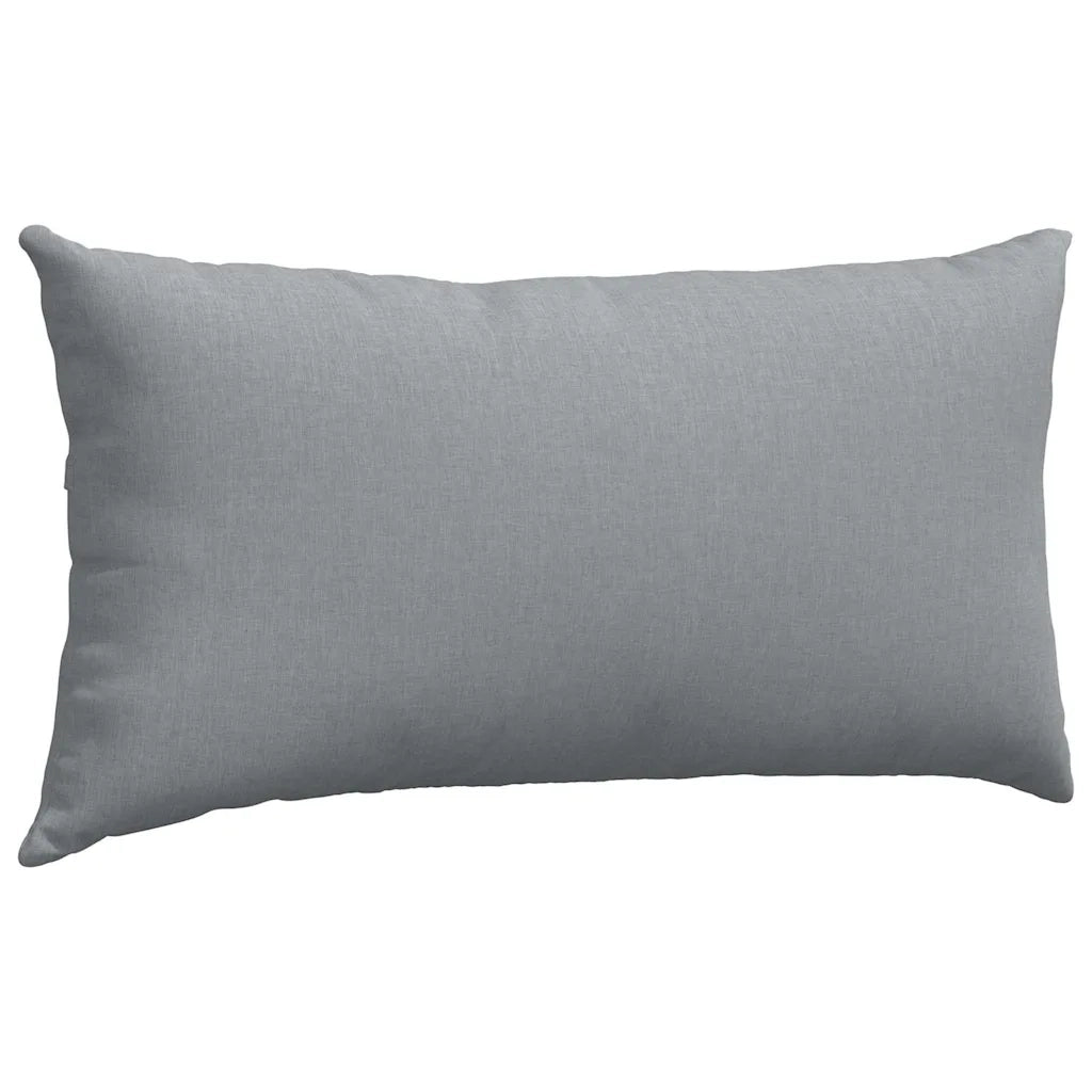 Cuscini da Divano 2 pcs Grigio chiaro 80 x 40 cm Tessuto 42013696