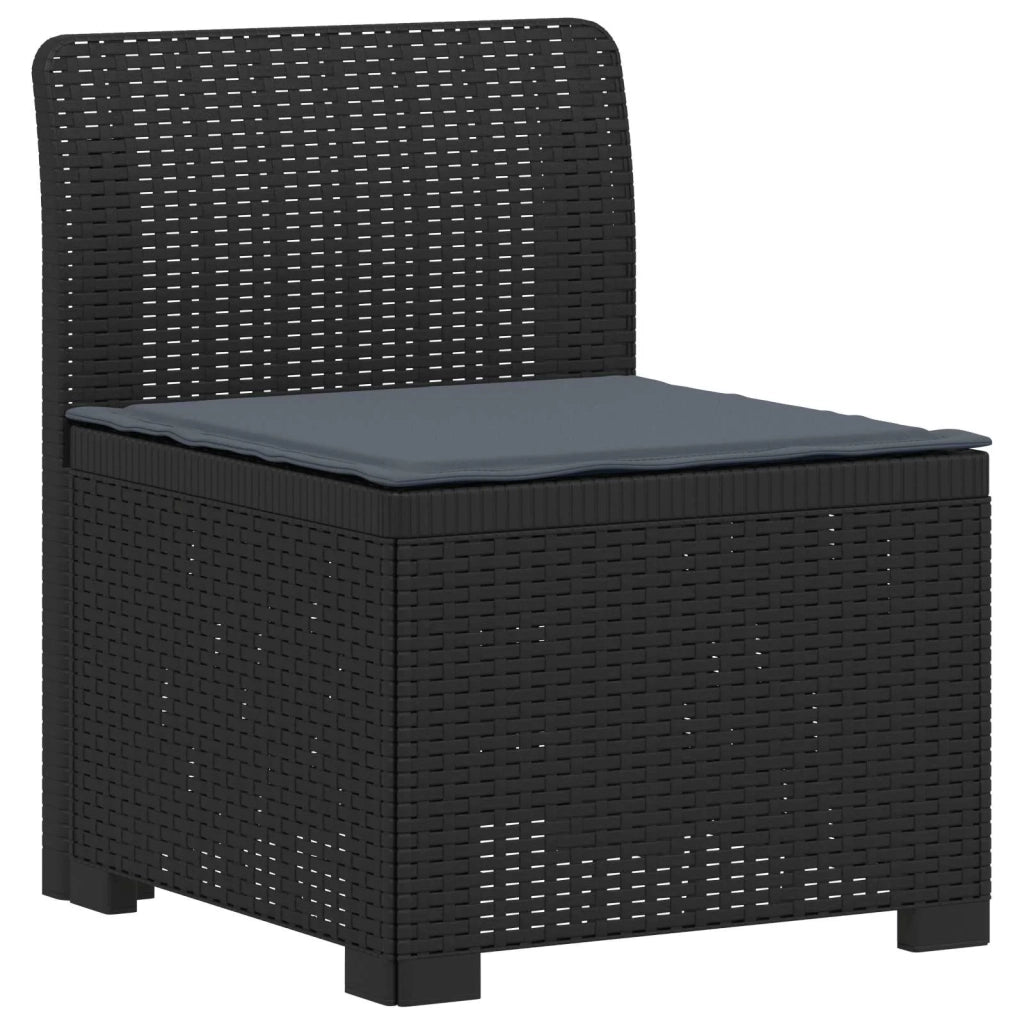 Divano da Giardino a 4 Posti con Cuscini in Stile Rattan PP 3443857