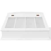 Portaposate in MDF Bianco in Stile Barocco 242645