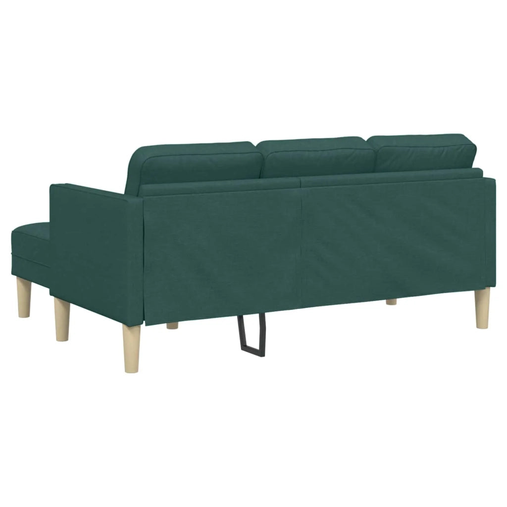 Set di divani 2 pz Verde Scuro Poliestere 3329256