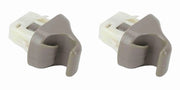 Supporto clip per zanne di sole - 2 pezzi - Materiale ABS - Compatibile con 2008-2012 - Resistente allo shock - Clip per zanne di sole sostitutiva