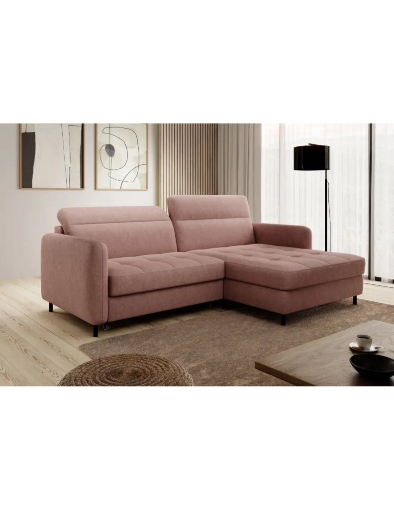 Divano ad angolo collezione GOUMSI colore Salmone