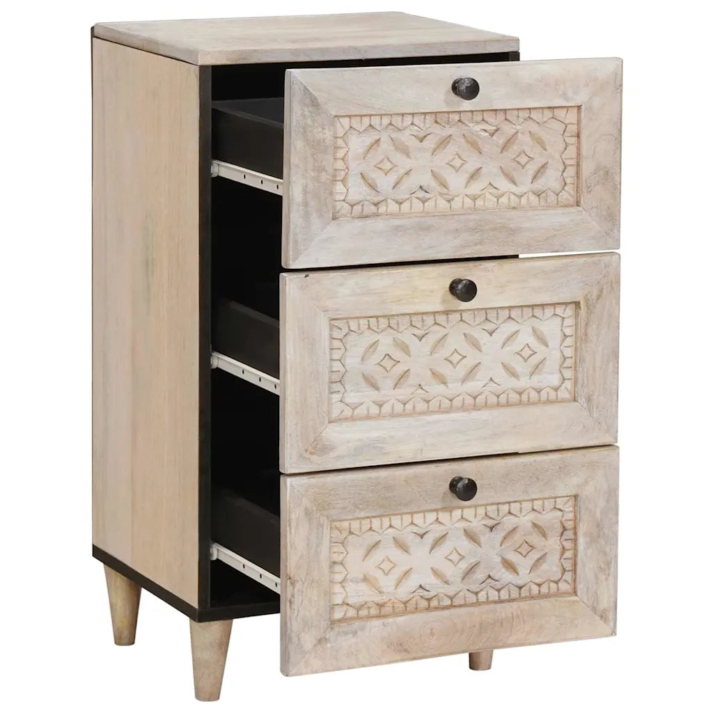 Credenza con cassetto Bianco 33.5 x 40 x 75 cm 4018139