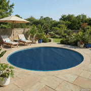 Copertura per piscina extra pesante Nero e Blu 455 cm PE 42034610
