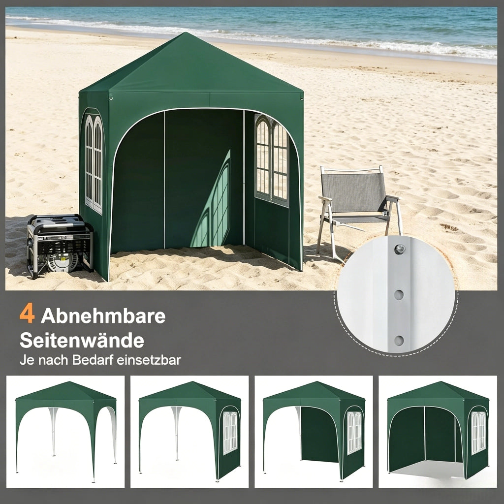 Gazebo outdoor chic protezione per eventi tenda per feste gazebo per giardino patio (solo con gazebo)