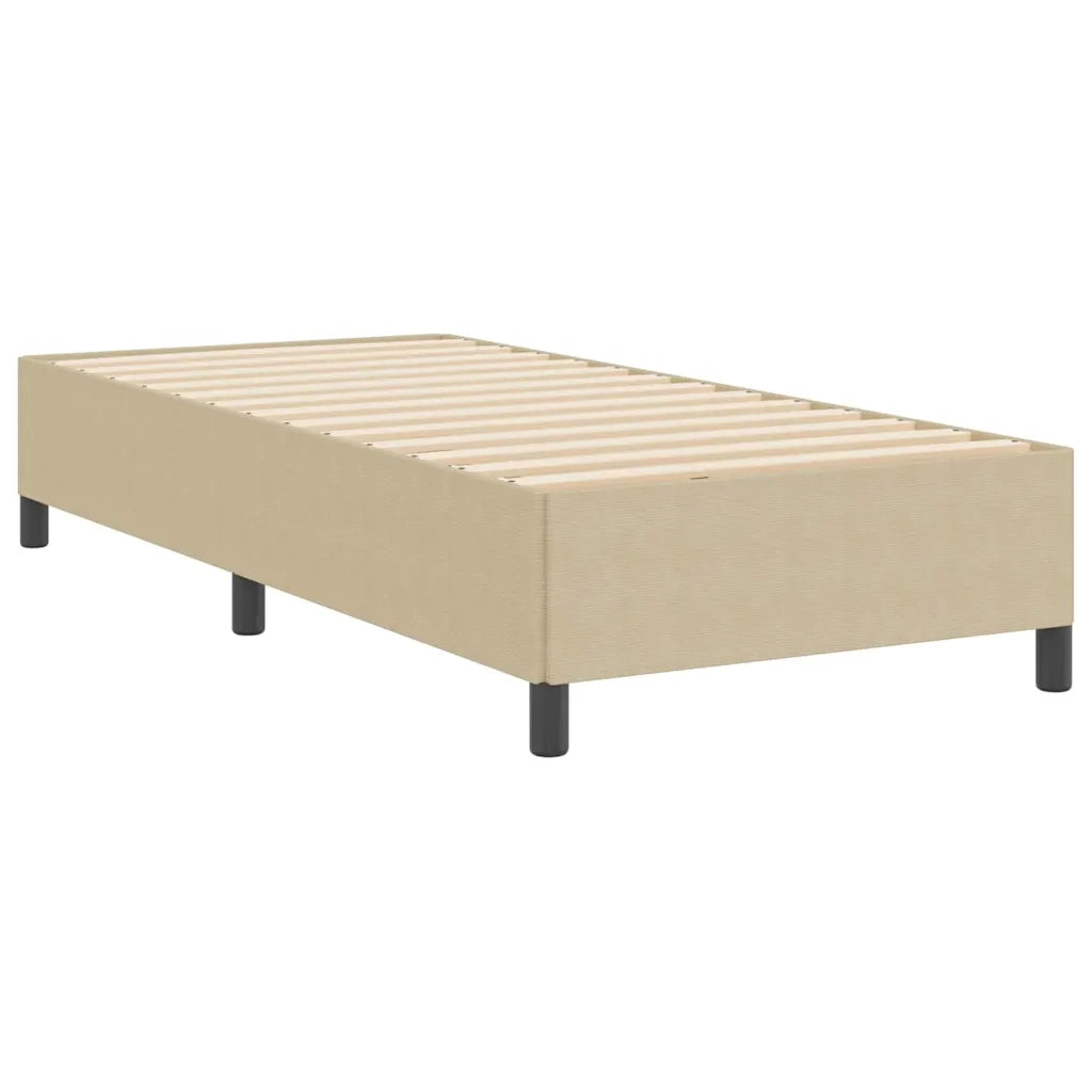 Letto a molle Grigio Verde 100 x 200 cm Tessuto in Cords 42006956