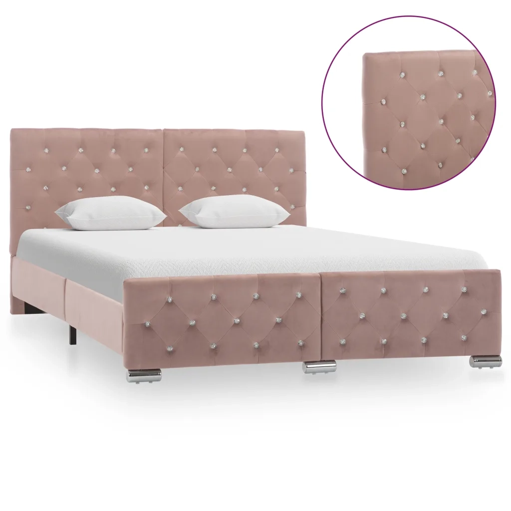 Giroletto Rosa in Velluto 140x200 cm 286826