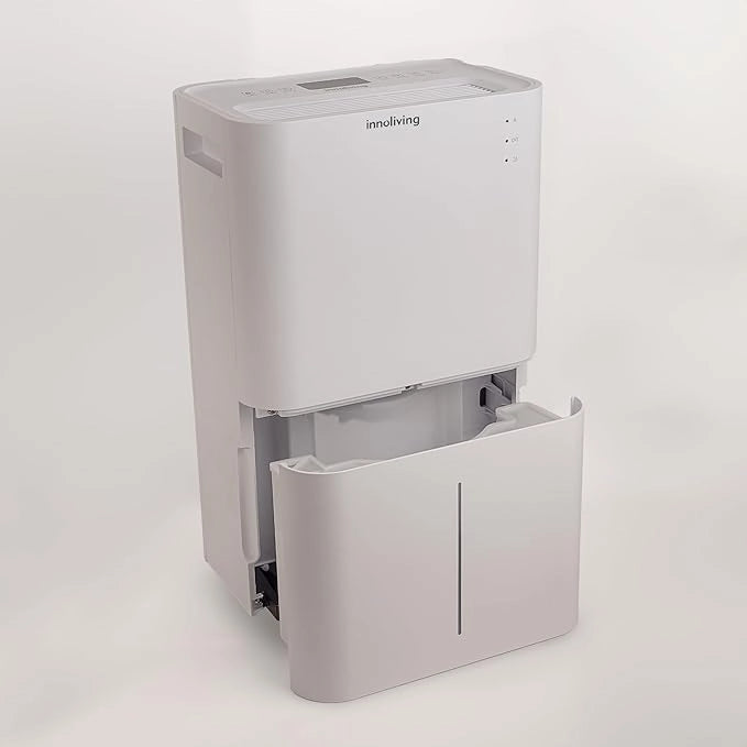Innoliving Deumidificatore 25L, Modalità Asciugatura, Gas R290 Eco-Friendly, Timer 24h, Digitale, Capiente, Sbrina Autom, Serbatoio 4 Litri
