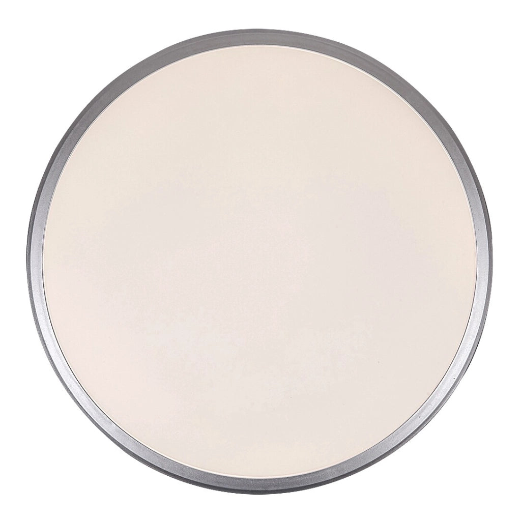 Plafoniera LED tonda 38cm 24W argento Rabalux Engon