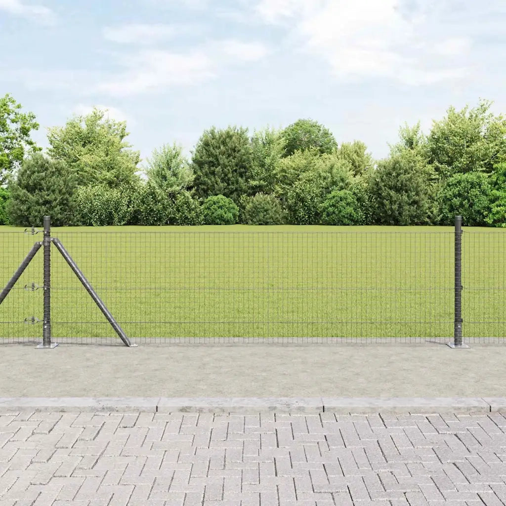 Palo della recinzione Grigio 100 x 0,4 m (rete 25 x 25 mm)