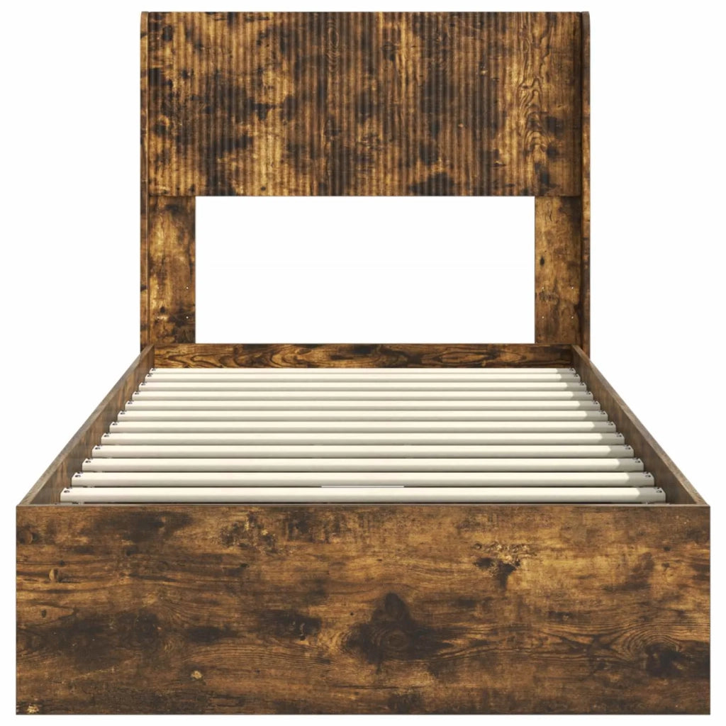Struttura del letto con stoccaggio e testata 3 pcs 3414423