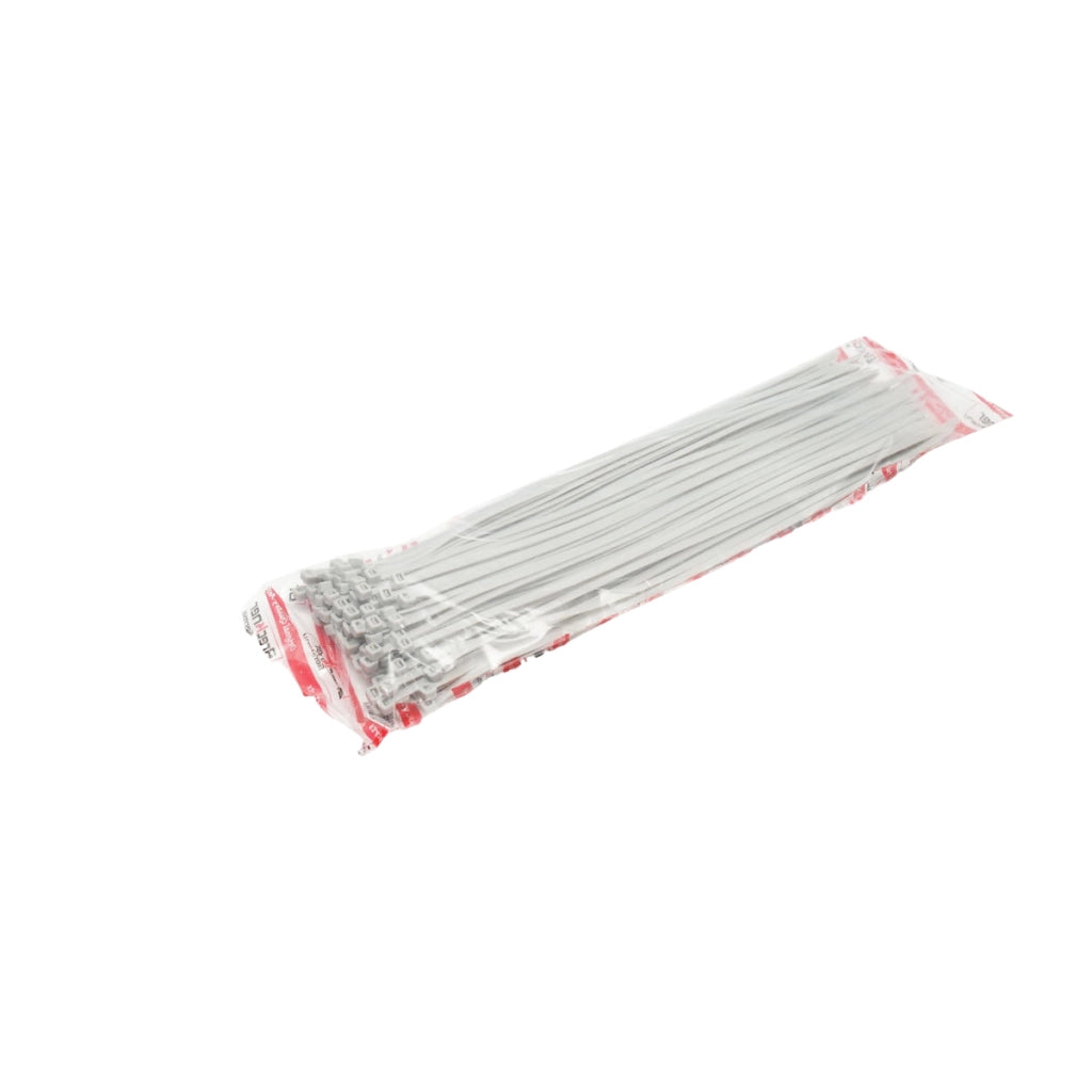 Fascette in plastica grigie 4.8×380 mm – set da 100 pezzi Breckner Germany
