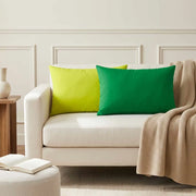 Federa 6 pcs HEERLEN Verde 30 x 50 cm Poliestere 907836