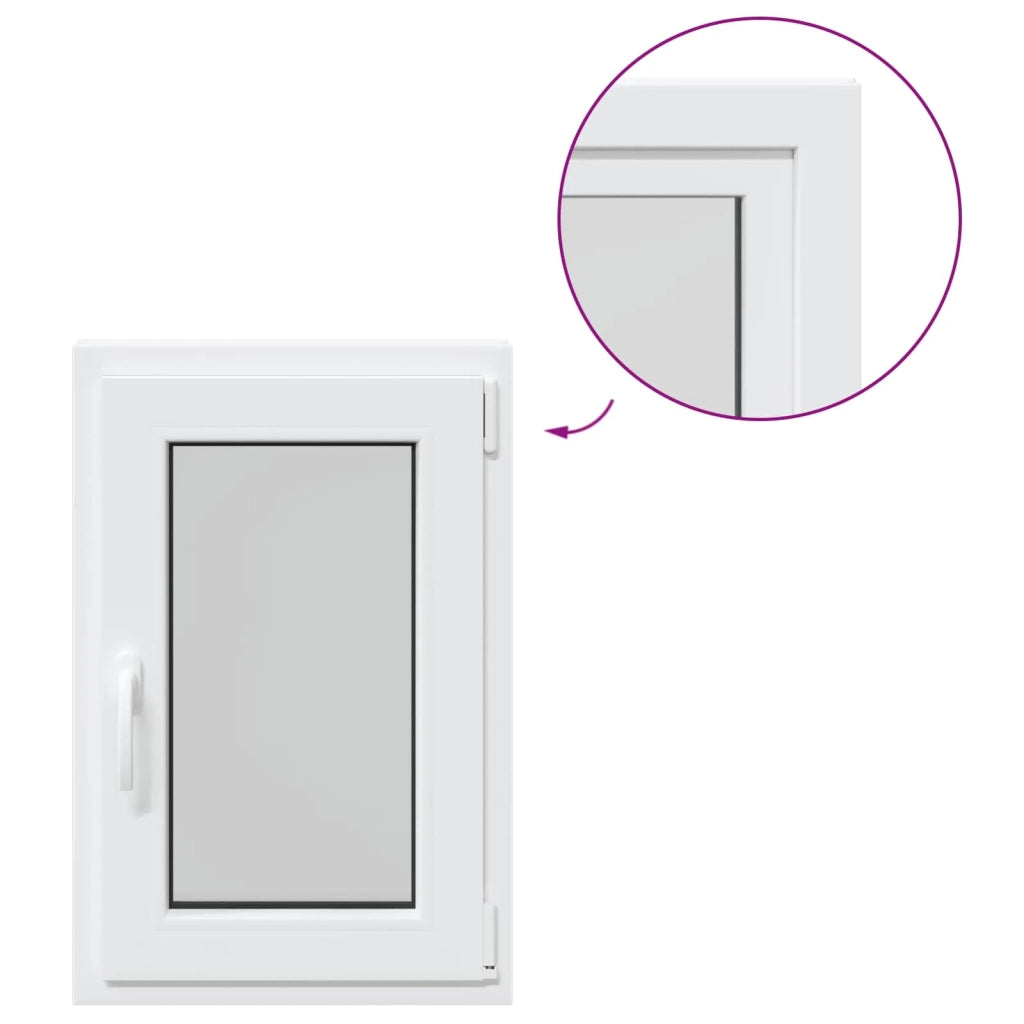 Finestra per Soffitta RISOR Bianco 50 x 75 cm PVC e Vetro 42047228