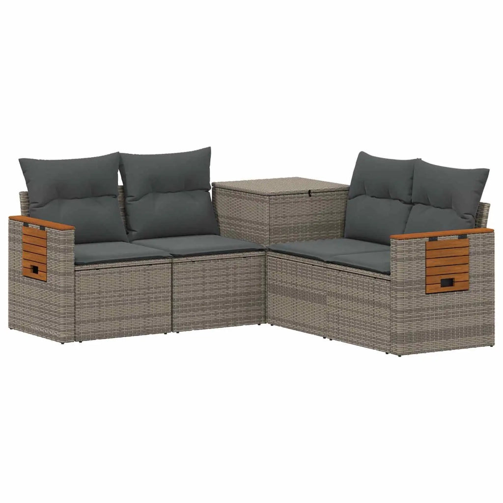 Set di divani 5 pz Grigio e Grigio Scuro 3447948