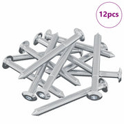 Vite 12 pz Argento M6 x 60 mm Acciaio CFW1548533