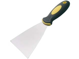 SPATOLE CON MANICO BI-MATERIAL INOX- - mm.70 - 12 pezzi ALTE