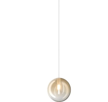 SOSPENSIONE OTTONE SAT. 5 LUCI RETTANGOLARE VETRI 2X TR + 3X AM 1184OS-S5 R-TA