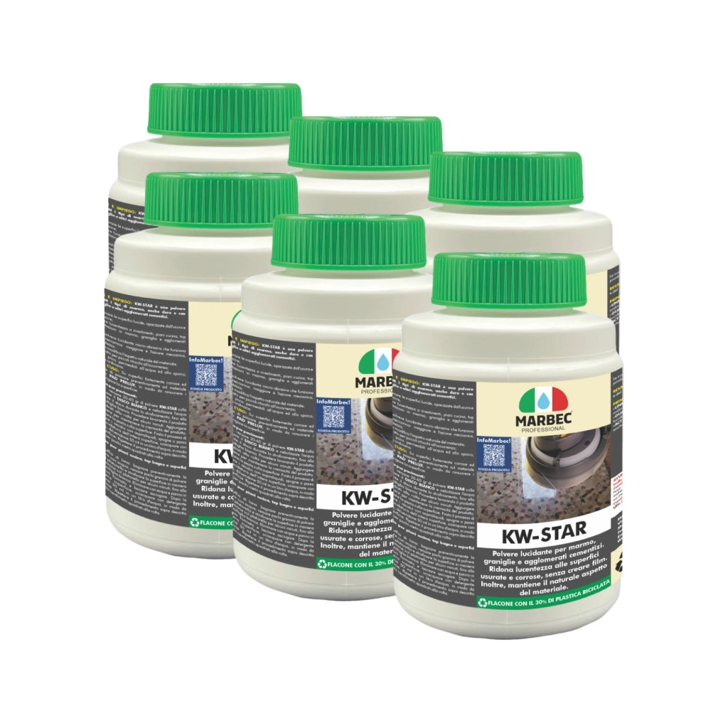 Cristallizzante per marmo KW-STAR   800GRx6Pz