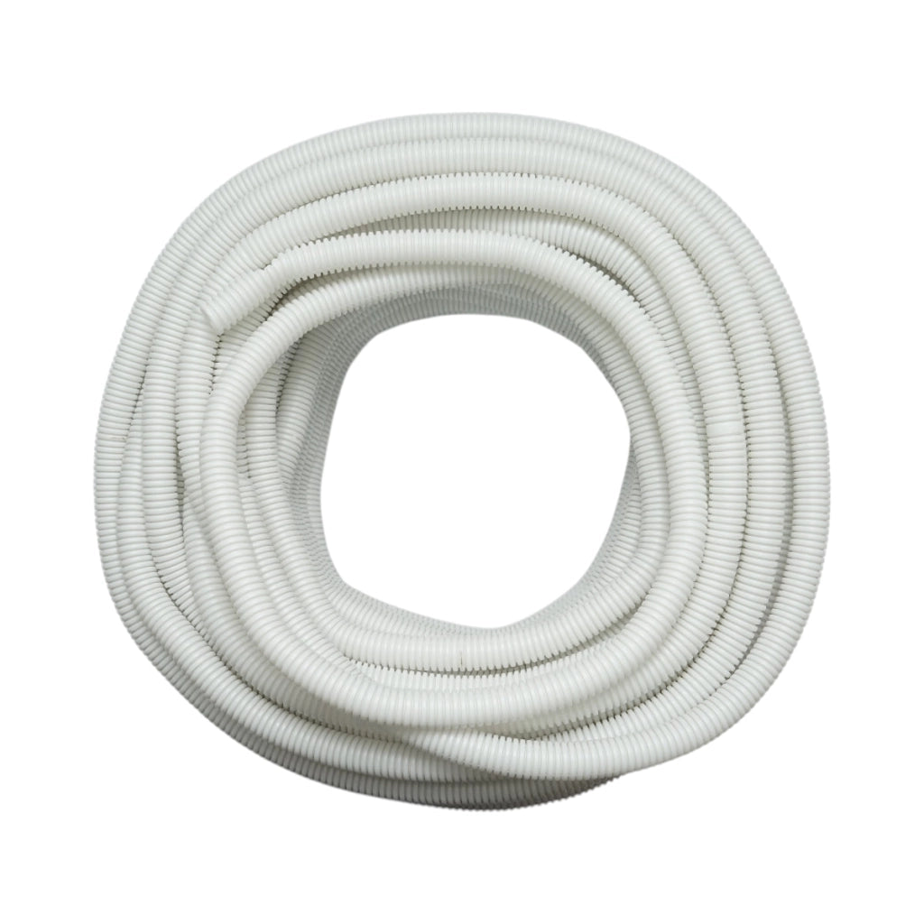 Tubo Corrugato 20mm senza filettatura, ignifugo in polietilene HDPE 320N grigio 50m/rotolo