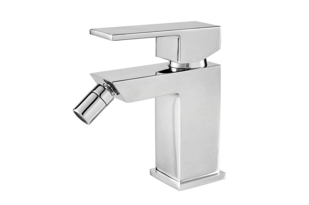 Miscelatore bidet bagno monocomando, cromo, moderno Sicena Quarik