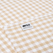 Tappeto di Coton - Tovaglia da Cucina Stile Rurale - Decorazione per Tavola - Design Eterno - 220 x 130 cm - Beige Bianco