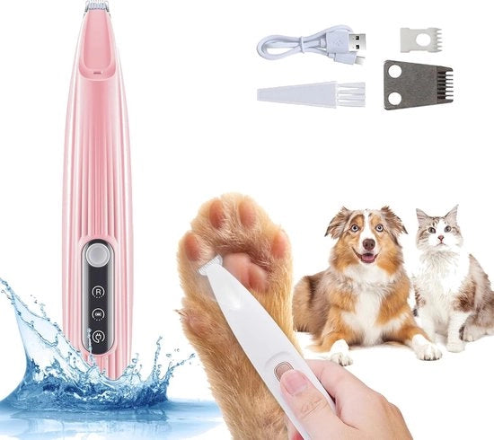 Tondeuse elettrica silenziosa e senza dolore per cani e gatti con luce LED