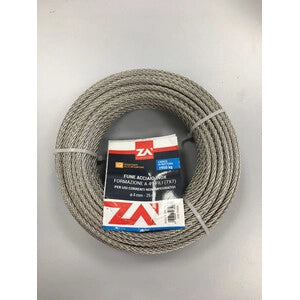 FUNE ACCIAIO INOX 49F D 8 MM CF 25 M