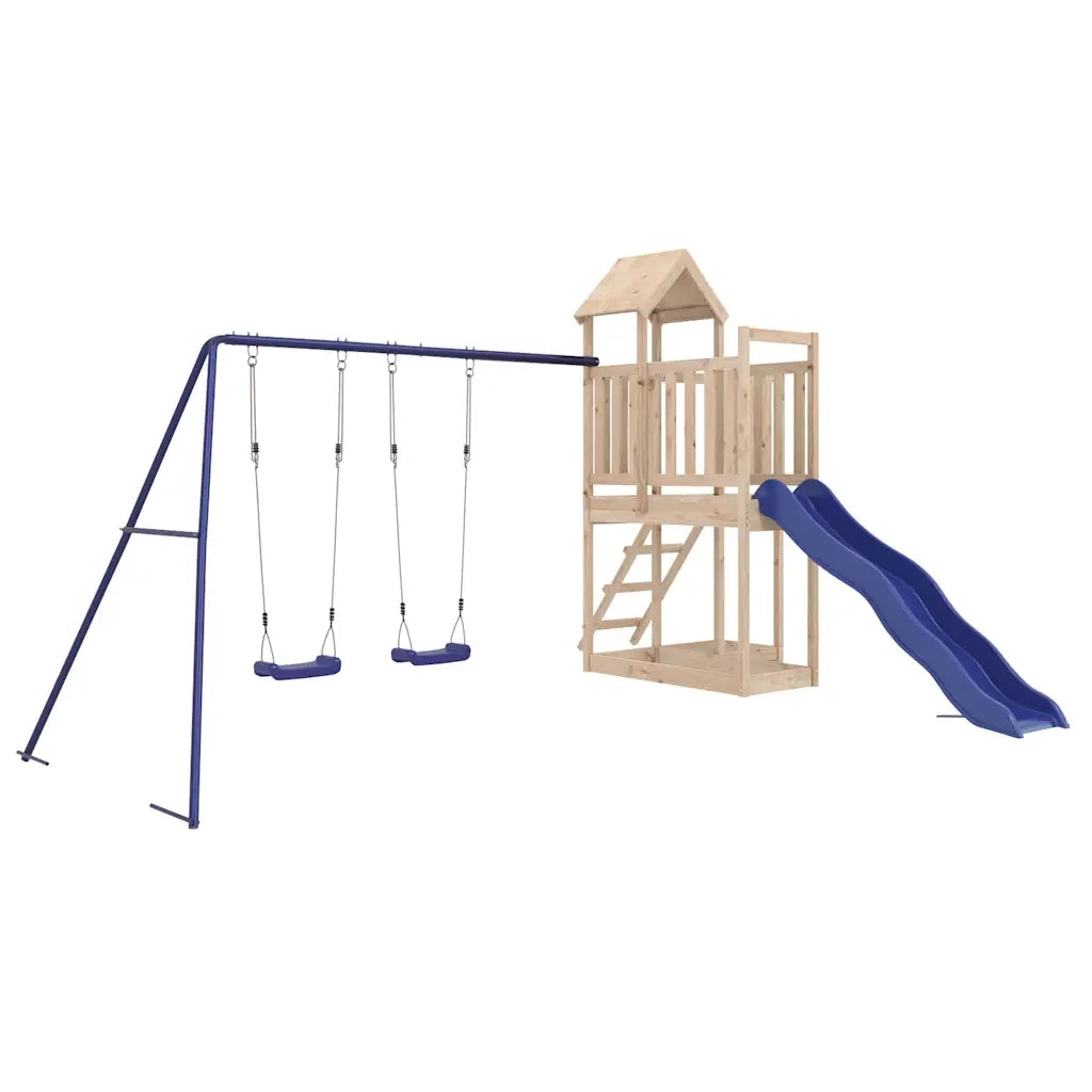 Set da Gioco da Esterno in Legno Massello di Pino 3155843