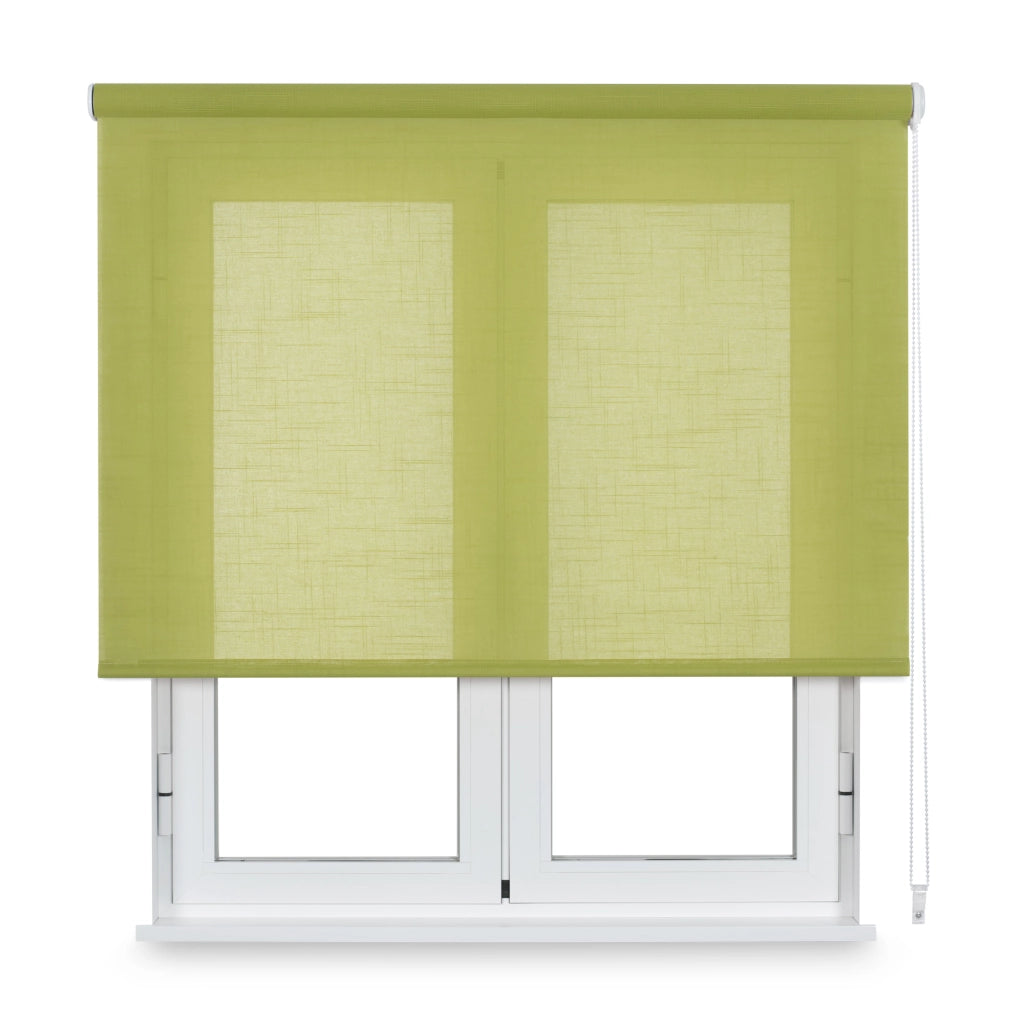 VIEWTEX Tenda a rullo traslucida Etamine Verde 150 X 250cm - Made in Europe - 5 anni di garanzia