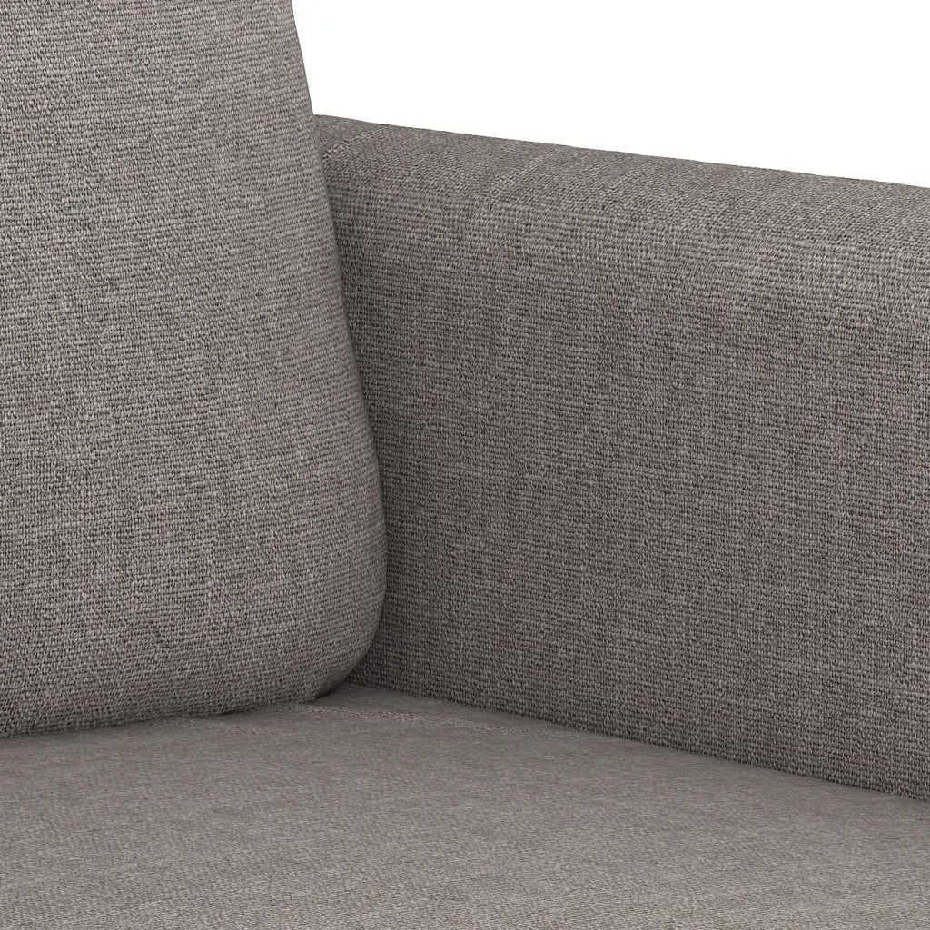 Set di Divani 4 pz con Cuscini Tortora in Tessuto 3202069