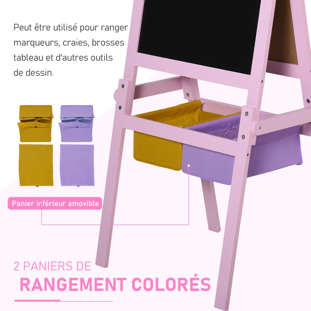 Tavolo da Disegno per Bambini ¨C Minimal ¨C MDF Rosa