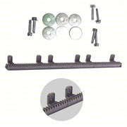 CREMAGLIERA IN NYLON PLASTICA 1 METRO 1MT PER CANCELLO SI ADATTA A BFT D221073