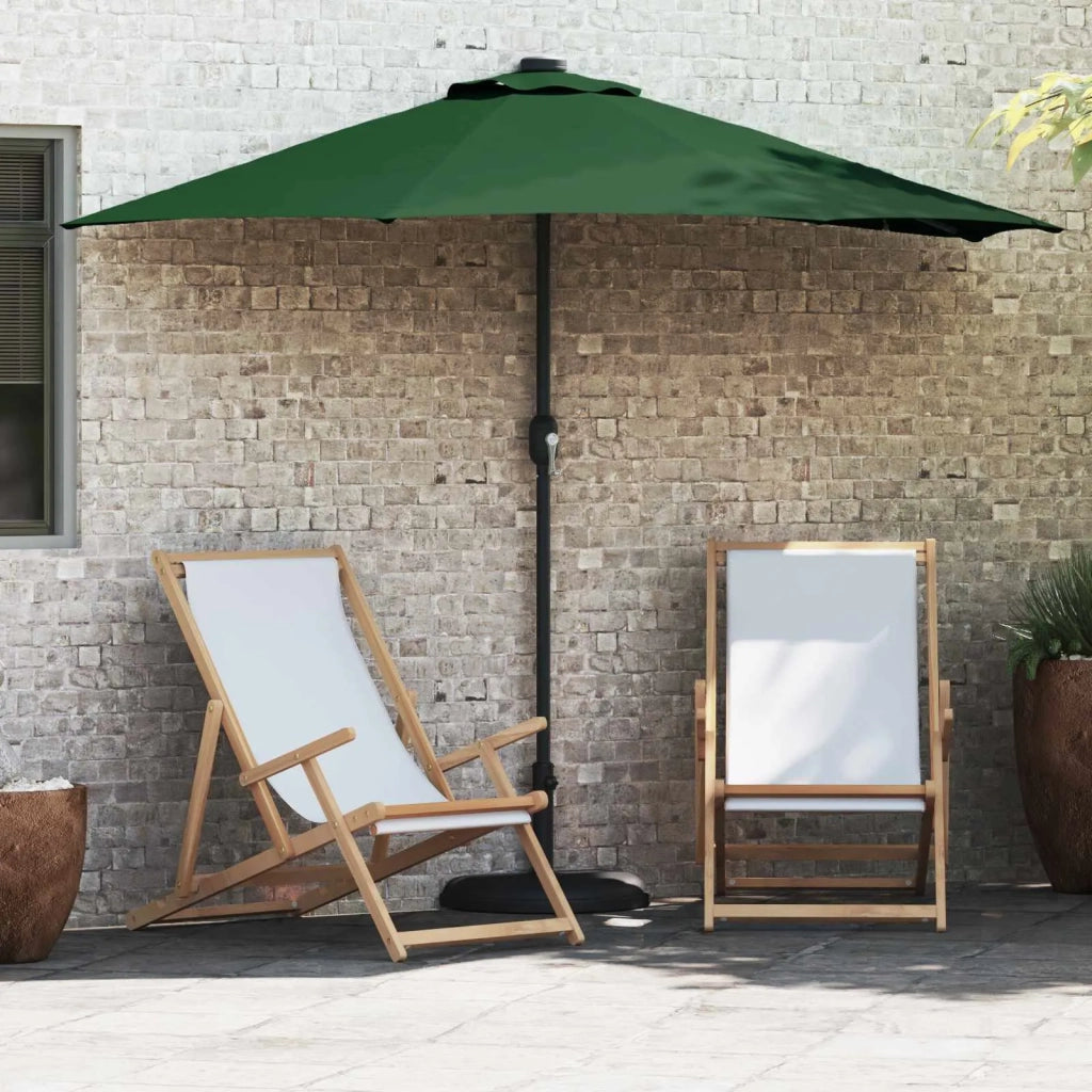 Ombrello da giardino Verde 294 x 150 x 224 cm 42003268
