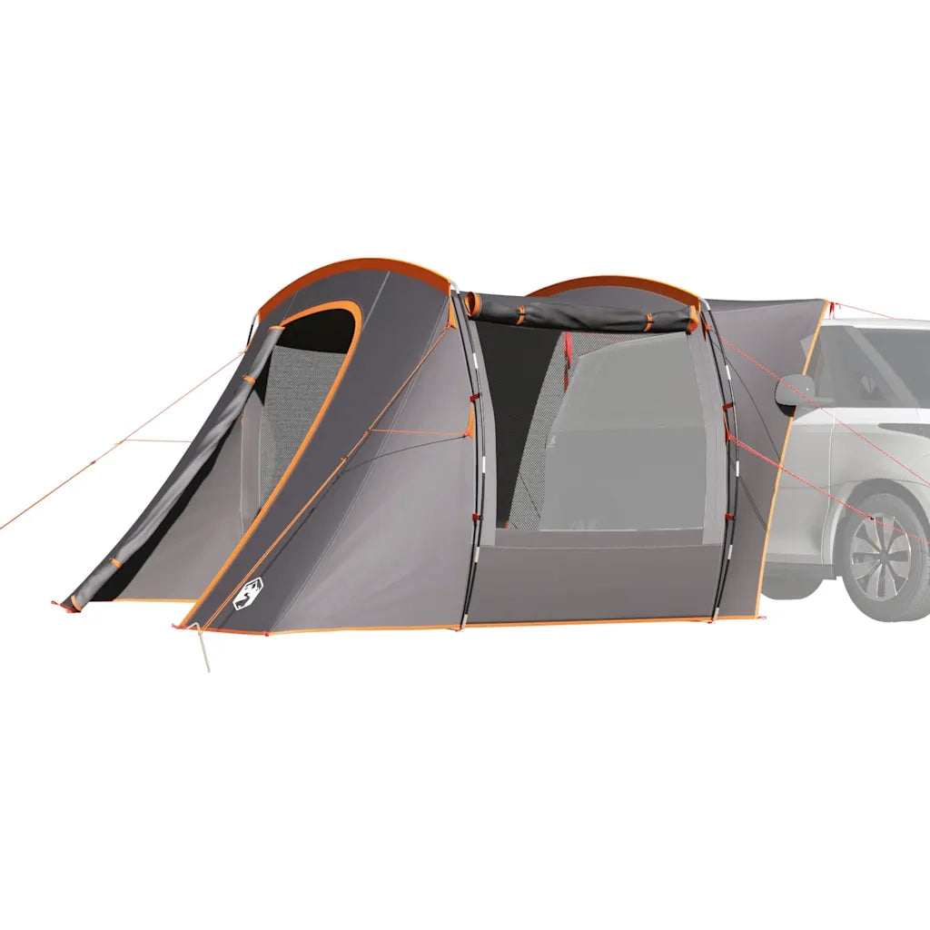 Tenda da Campeggio per Auto Grigio e Arancione Impermeabile 4009517