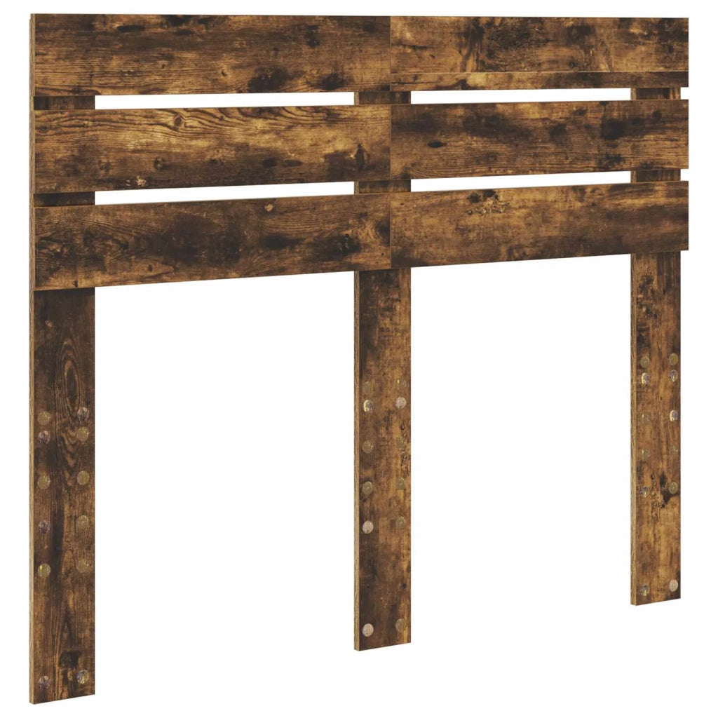 Letto matrimoniale | Letto per adulti | Struttura del letto Rovere fum¨¦ 120 x 190 cm Legno multistrato