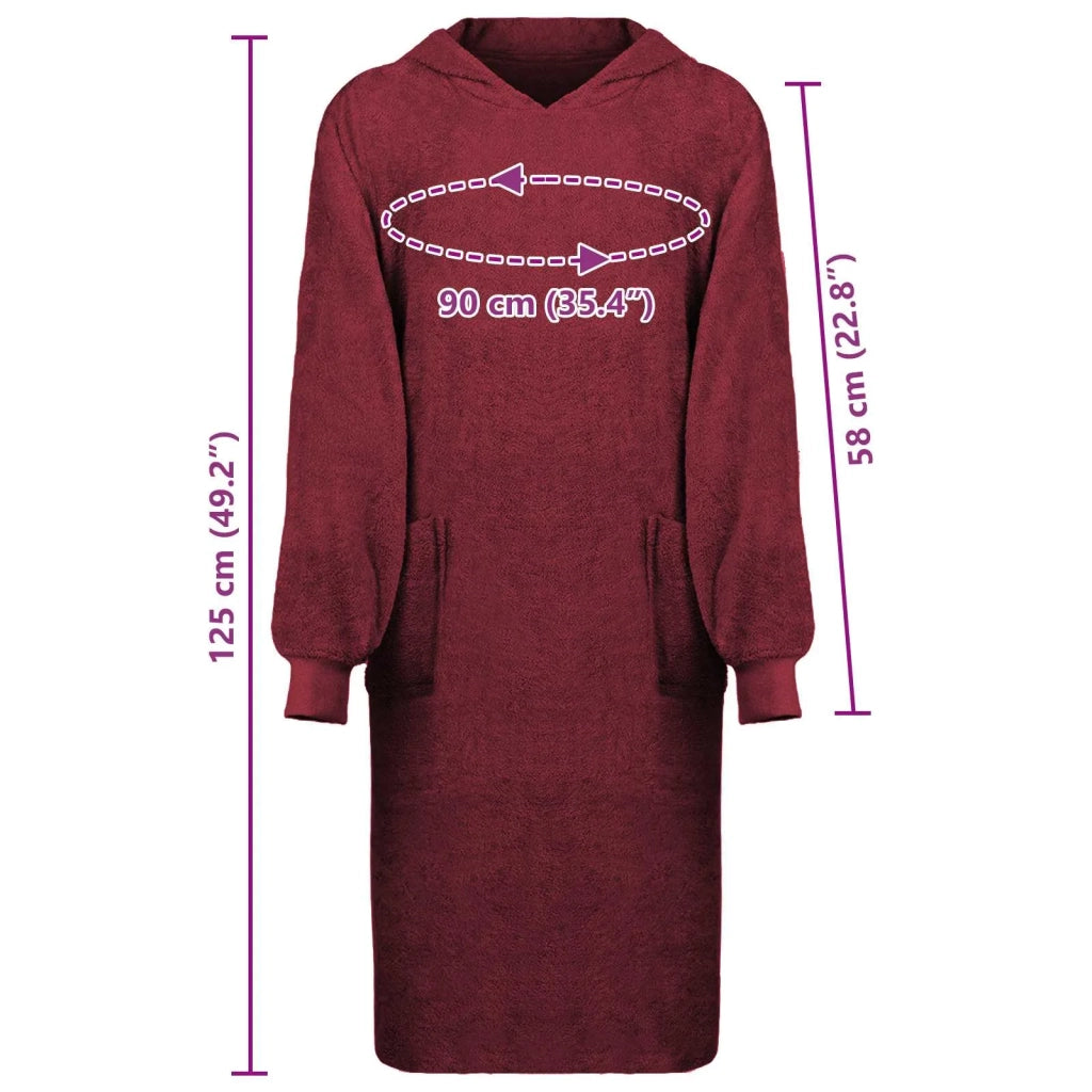 Felpa coperta KINN Rosso XL Cotone CFW5838956
