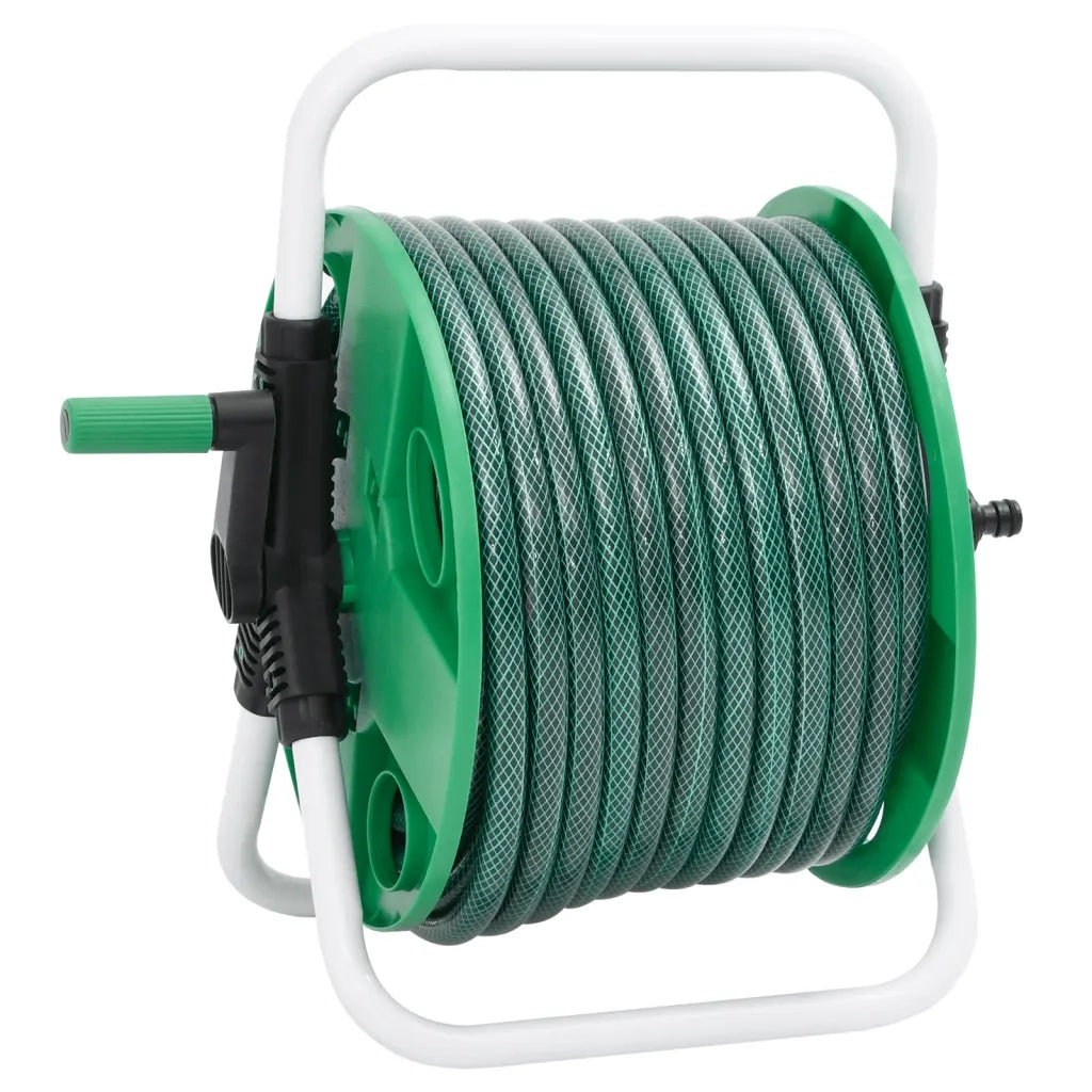Avvolgitubo Verde Autoportante con Tubo 30 m PVC