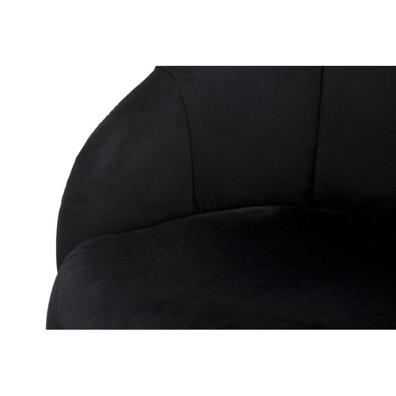 Sgabello Bar Prague Nero cm 55x56x104
