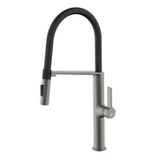 Lavello bocca alta SEUL orientabile con doccia gun gray Ø25 mm